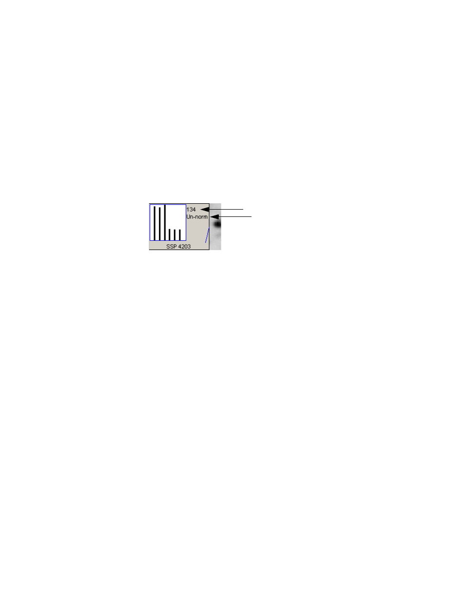 A data displayed in the histogram | Bio-Rad EXQuest Spot Cutter User Manual | Page 340 / 564