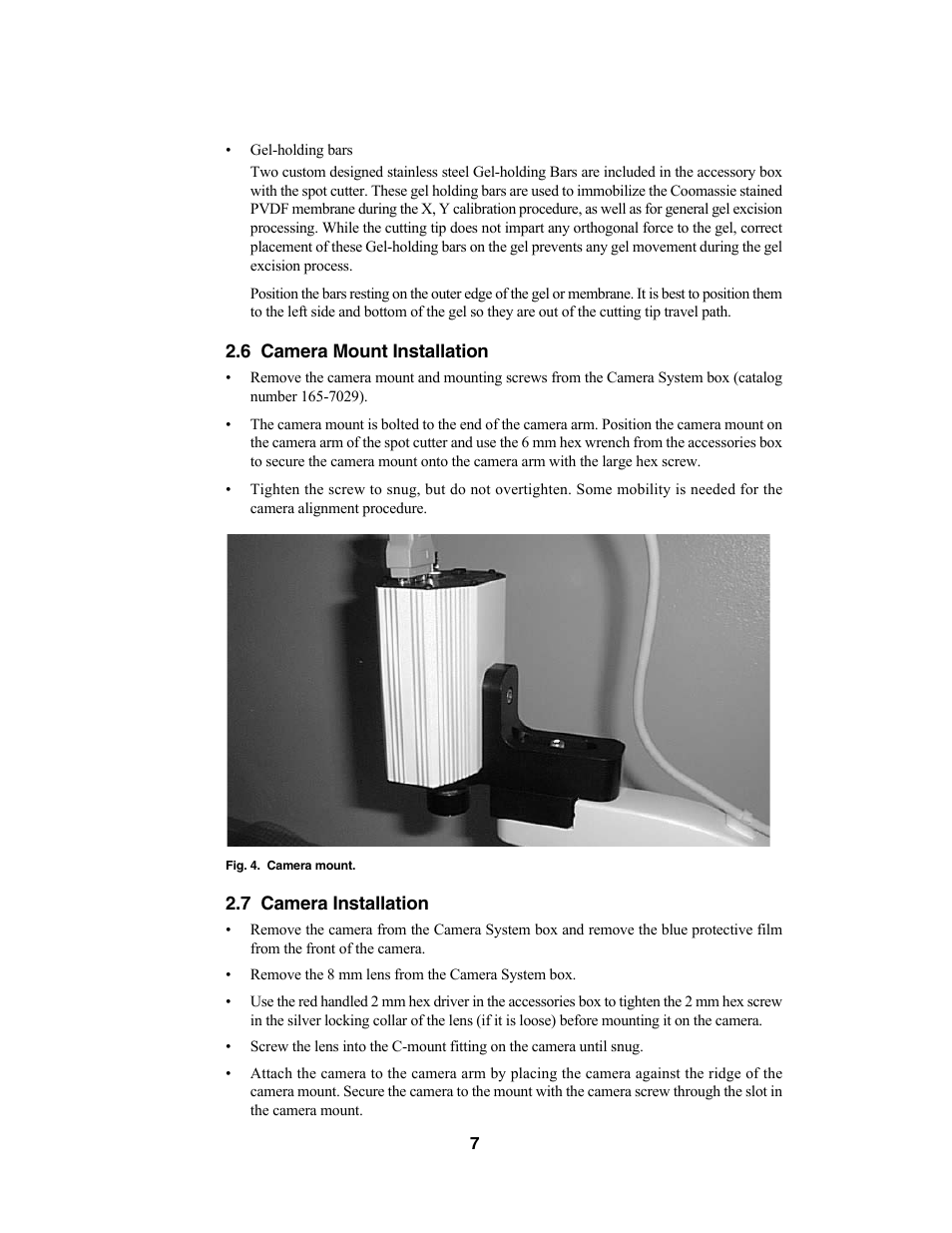 Bio-Rad Components for Older Model Spot Cutter User Manual | Page 10 / 42