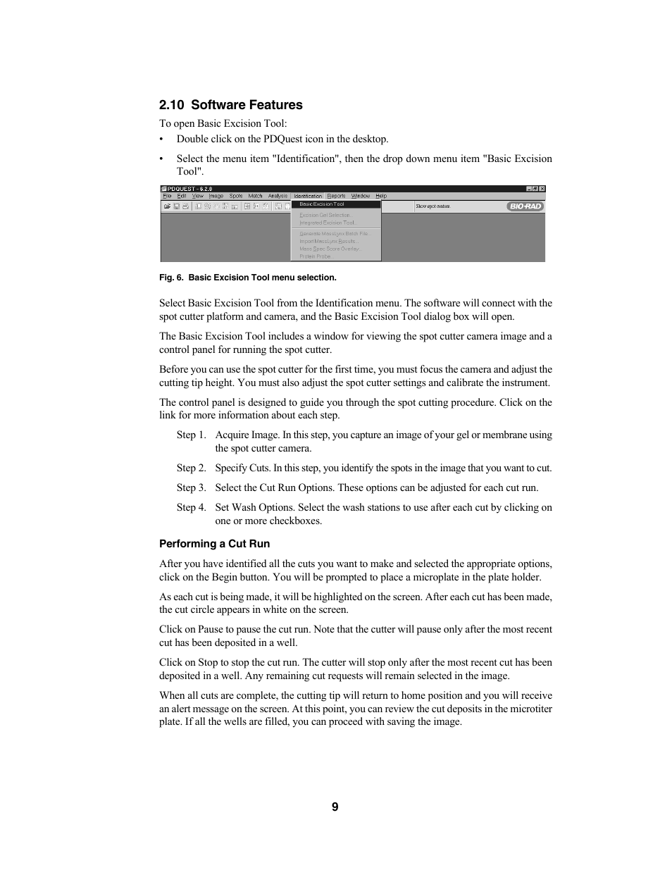 Bio-Rad Components for Older Model Spot Cutter User Manual | Page 12 / 42