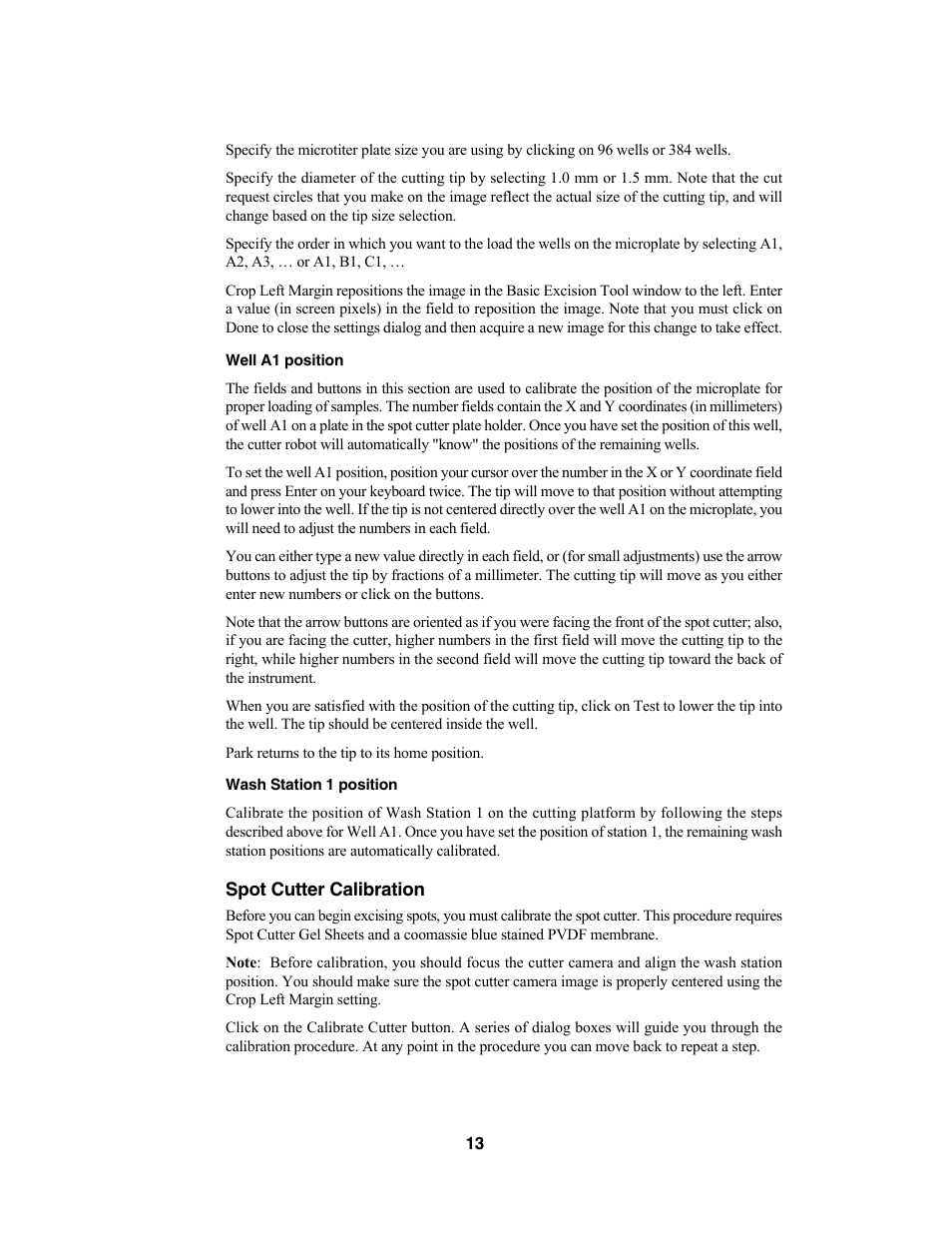 Bio-Rad Components for Older Model Spot Cutter User Manual | Page 16 / 42