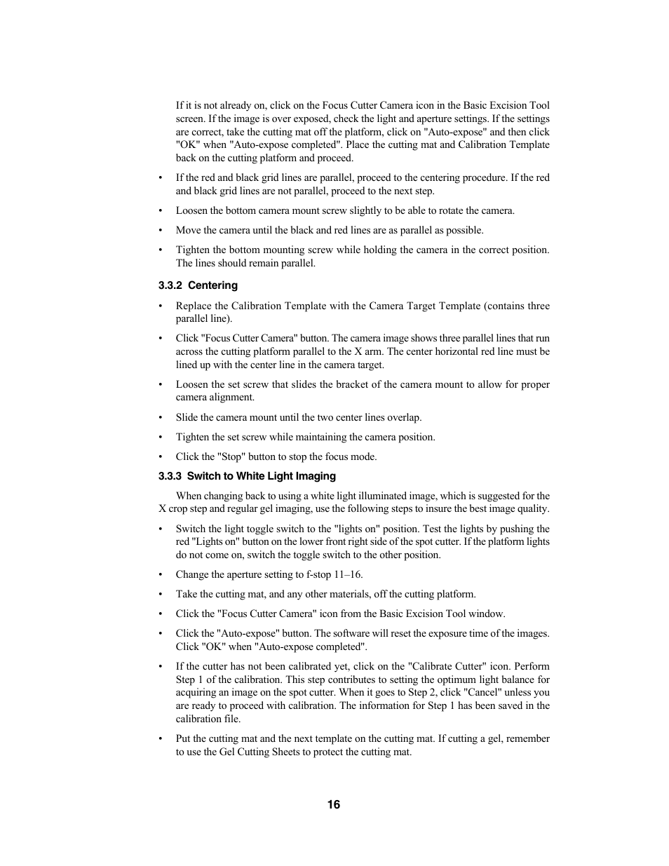 Bio-Rad Components for Older Model Spot Cutter User Manual | Page 19 / 42