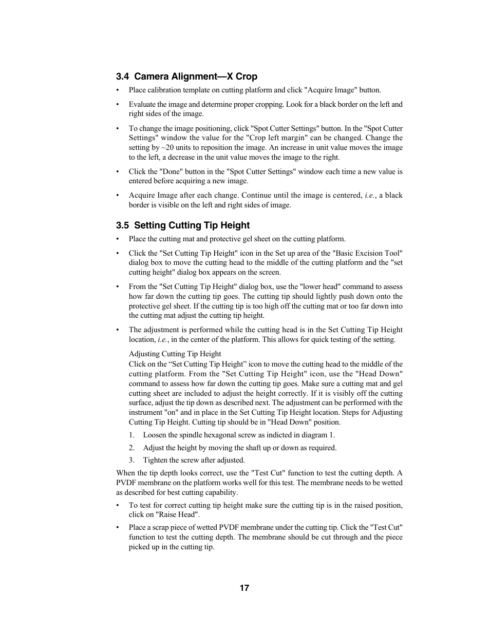 Bio-Rad Components for Older Model Spot Cutter User Manual | Page 20 / 42