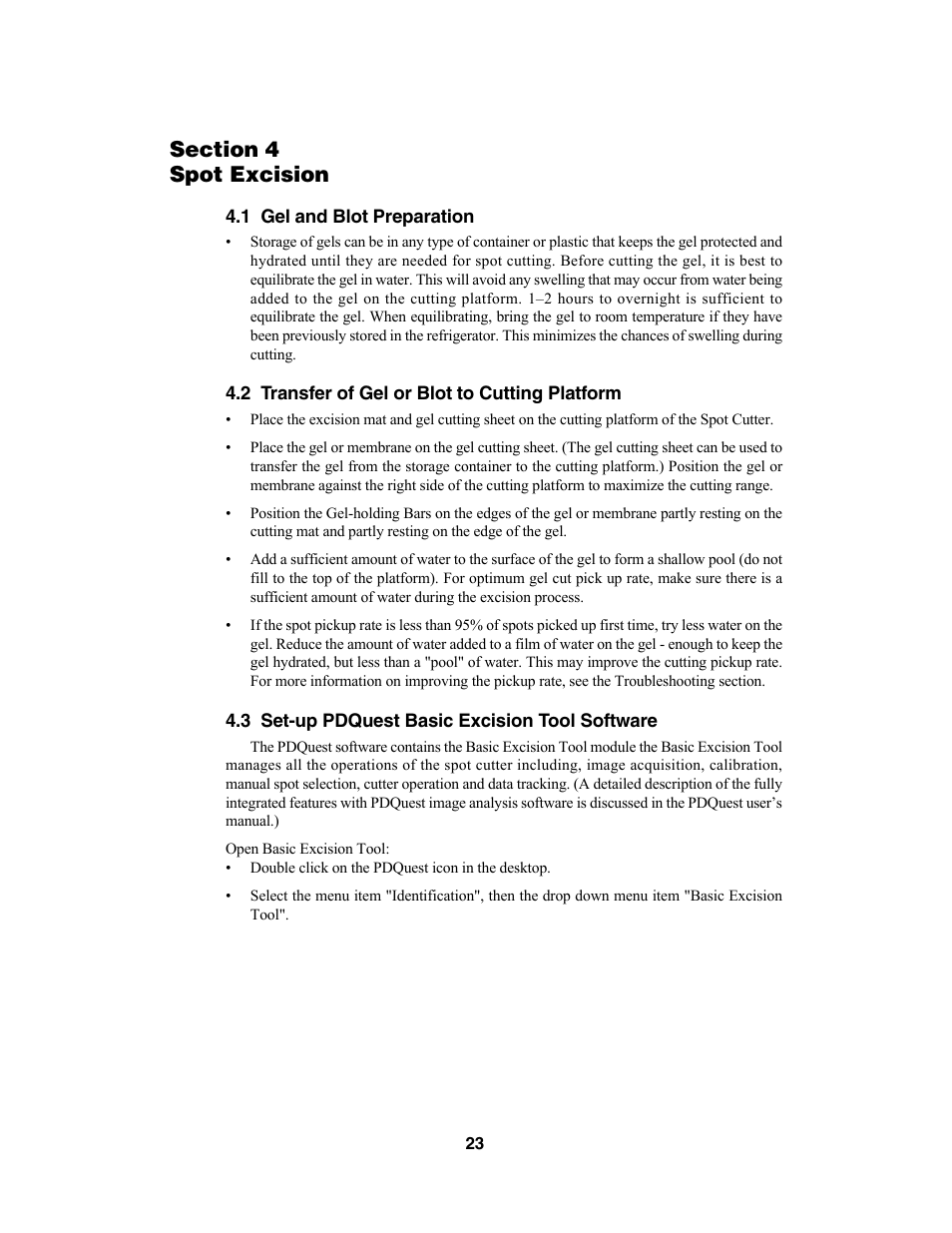 Bio-Rad Components for Older Model Spot Cutter User Manual | Page 26 / 42