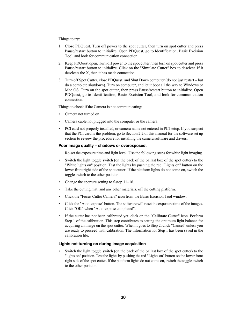 Bio-Rad Components for Older Model Spot Cutter User Manual | Page 33 / 42