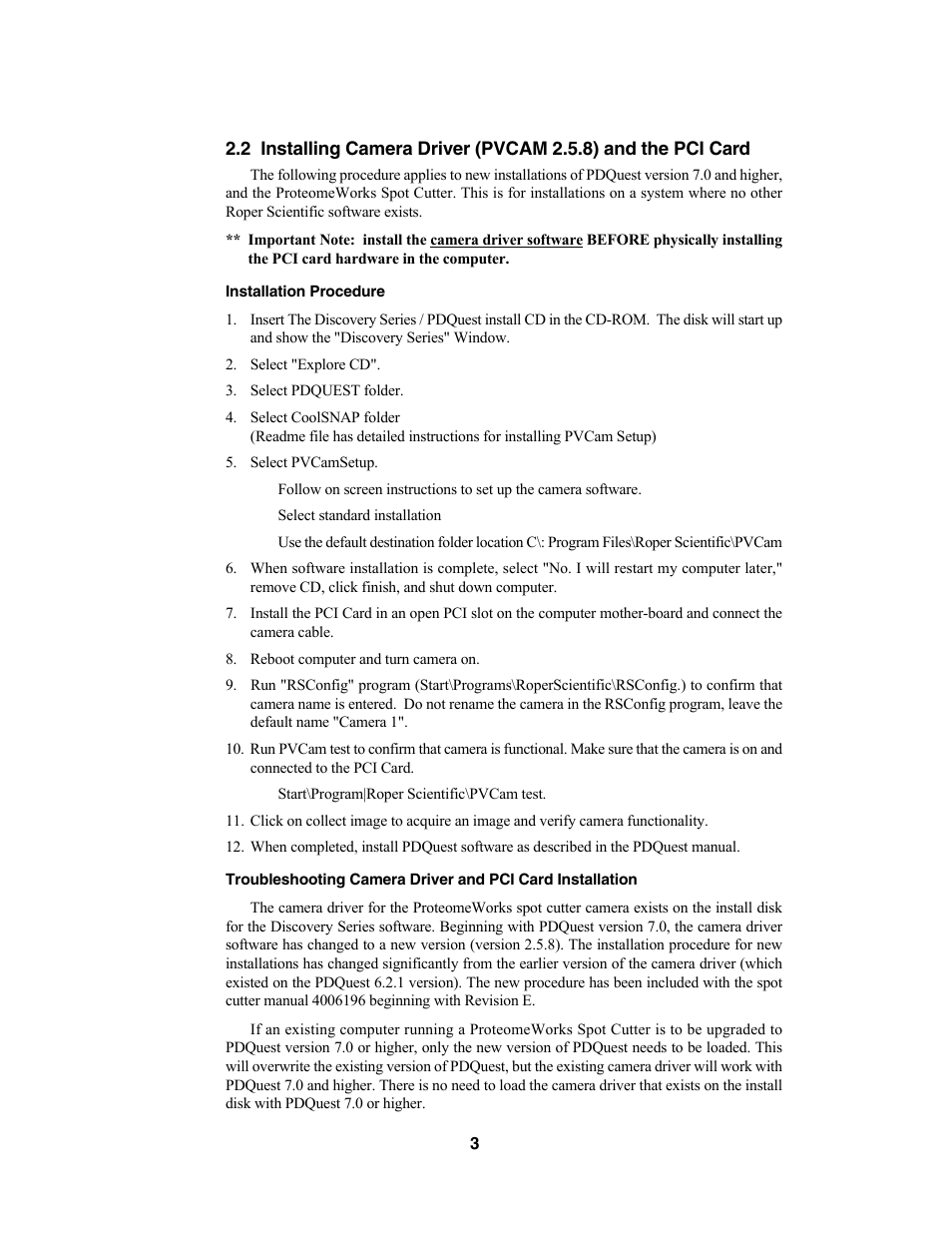 Bio-Rad Components for Older Model Spot Cutter User Manual | Page 6 / 42