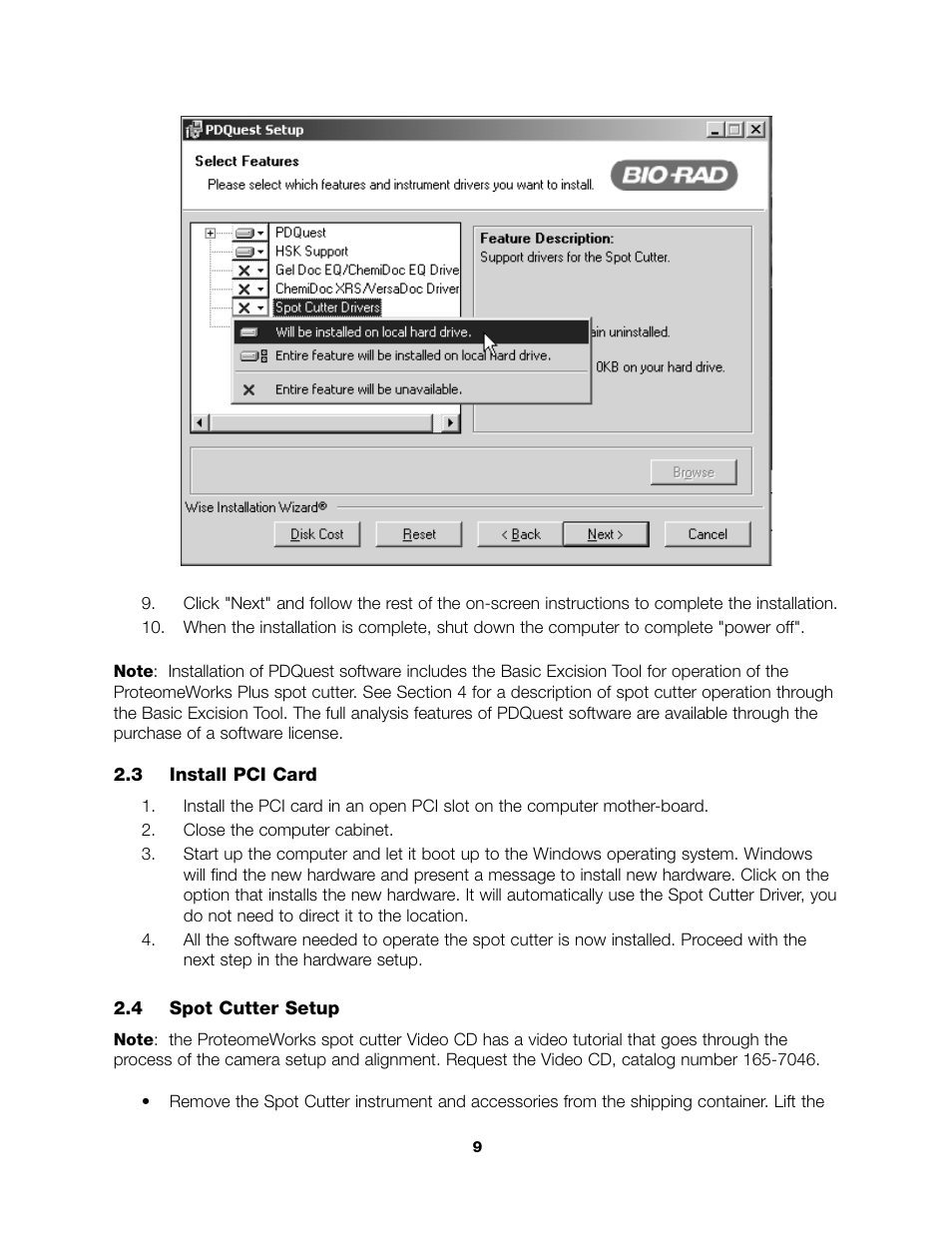 Bio-Rad PDQuest 2-D Analysis Software User Manual | Page 12 / 66