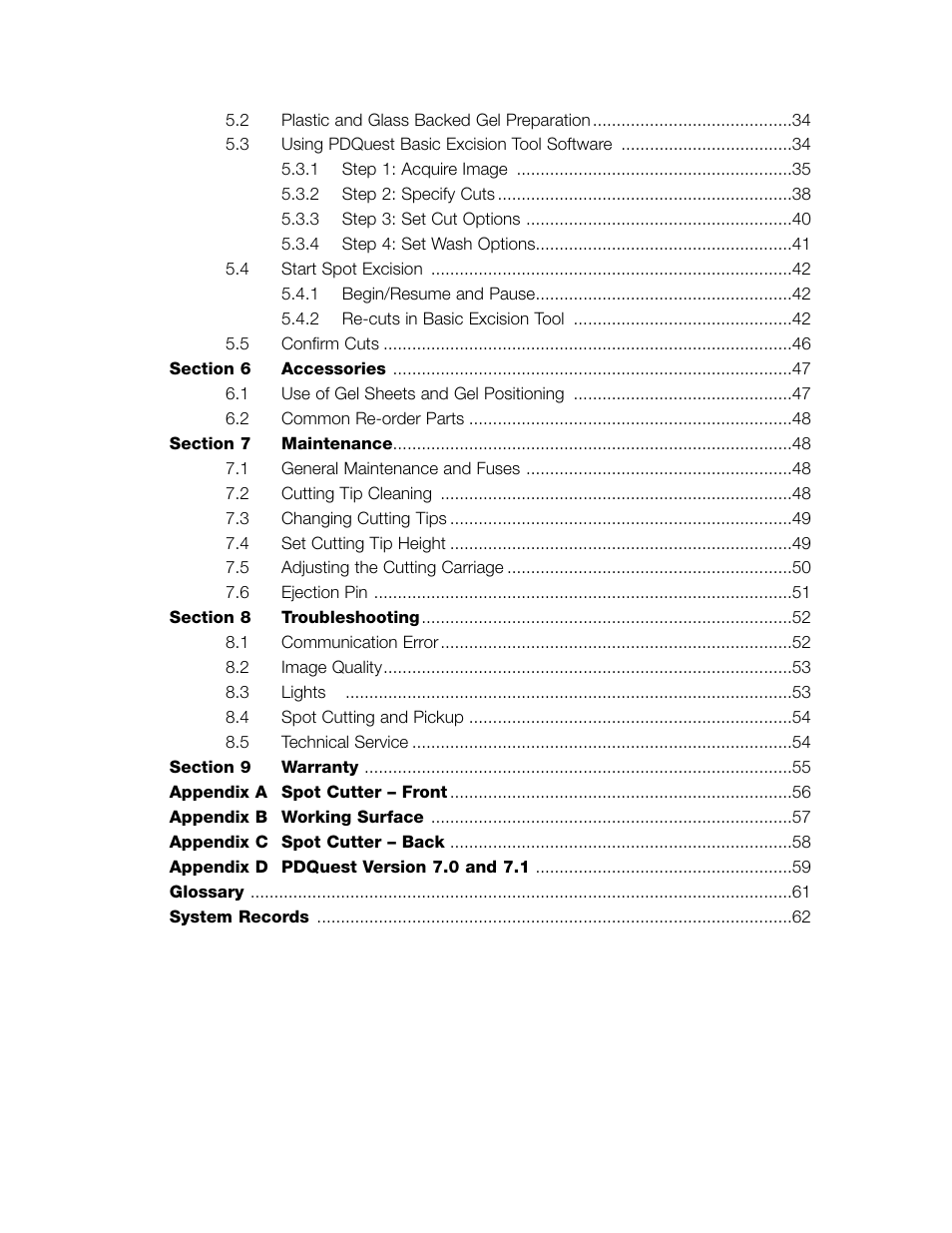 Bio-Rad PDQuest 2-D Analysis Software User Manual | Page 3 / 66