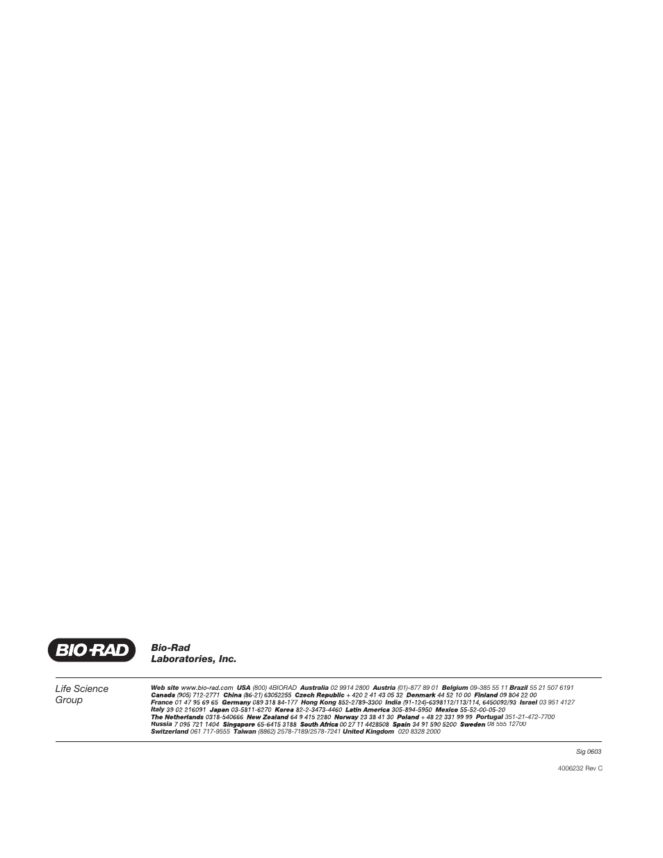 Life science group, Bio-rad laboratories, inc | Bio-Rad PDQuest 2-D Analysis Software User Manual | Page 66 / 66