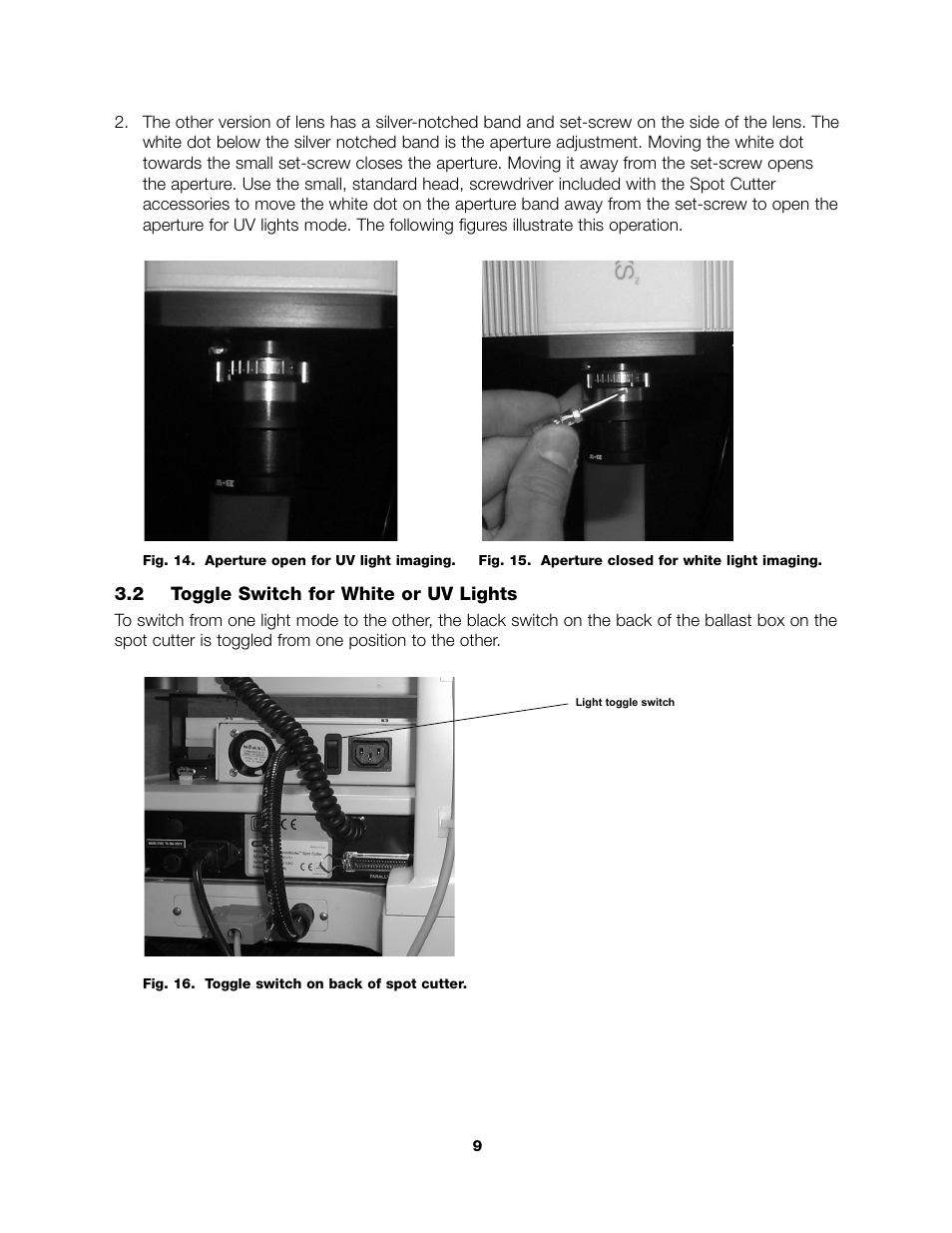 Bio-Rad Components for Older Model Spot Cutter User Manual | Page 12 / 32