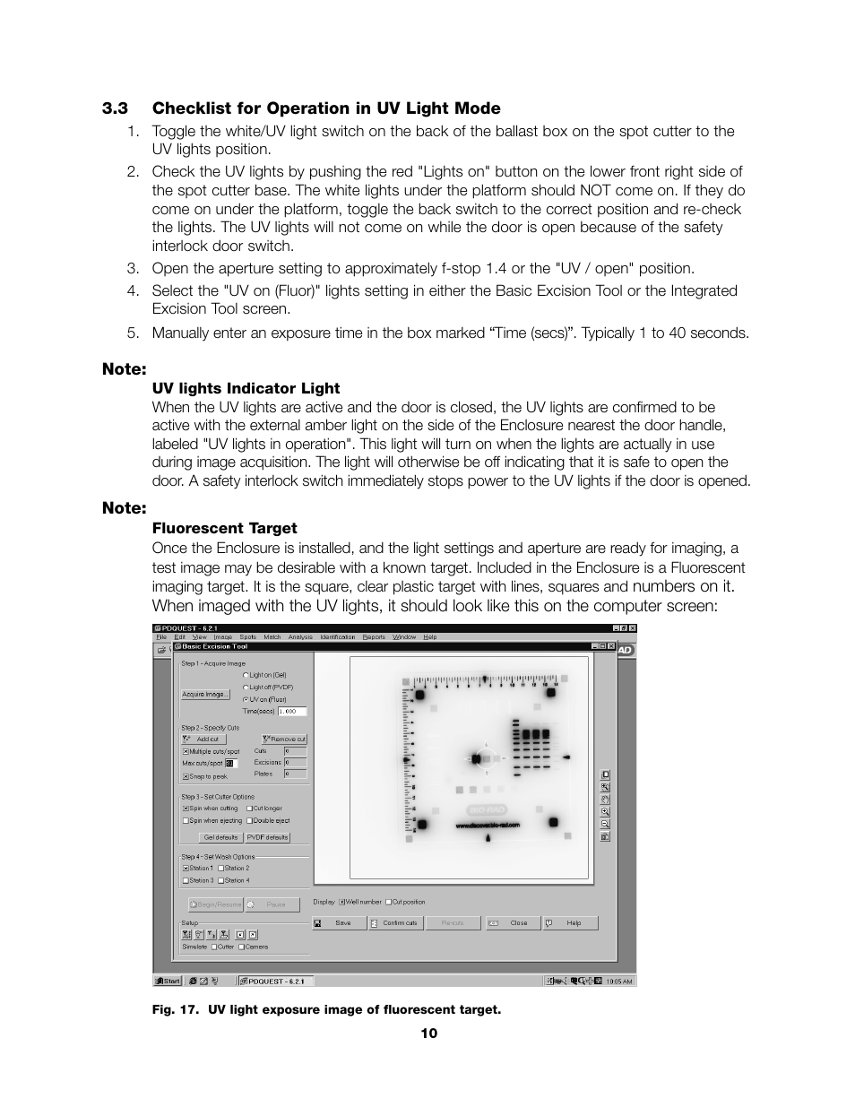 Bio-Rad Components for Older Model Spot Cutter User Manual | Page 13 / 32