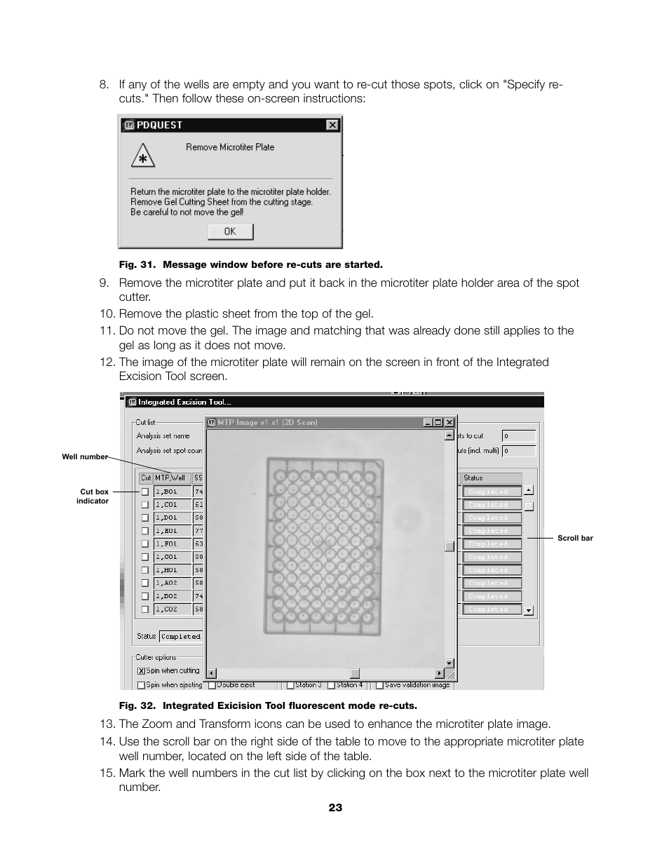 Bio-Rad Components for Older Model Spot Cutter User Manual | Page 26 / 32