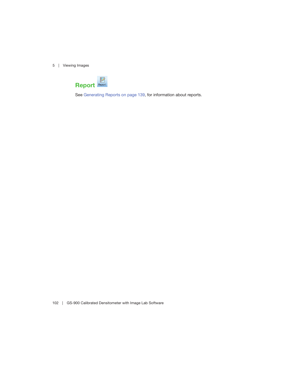 Report | Bio-Rad Image Lab™ Software User Manual | Page 102 / 208