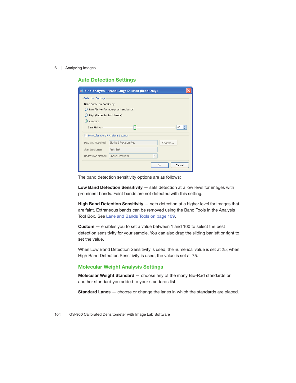 Bio-Rad Image Lab™ Software User Manual | Page 104 / 208