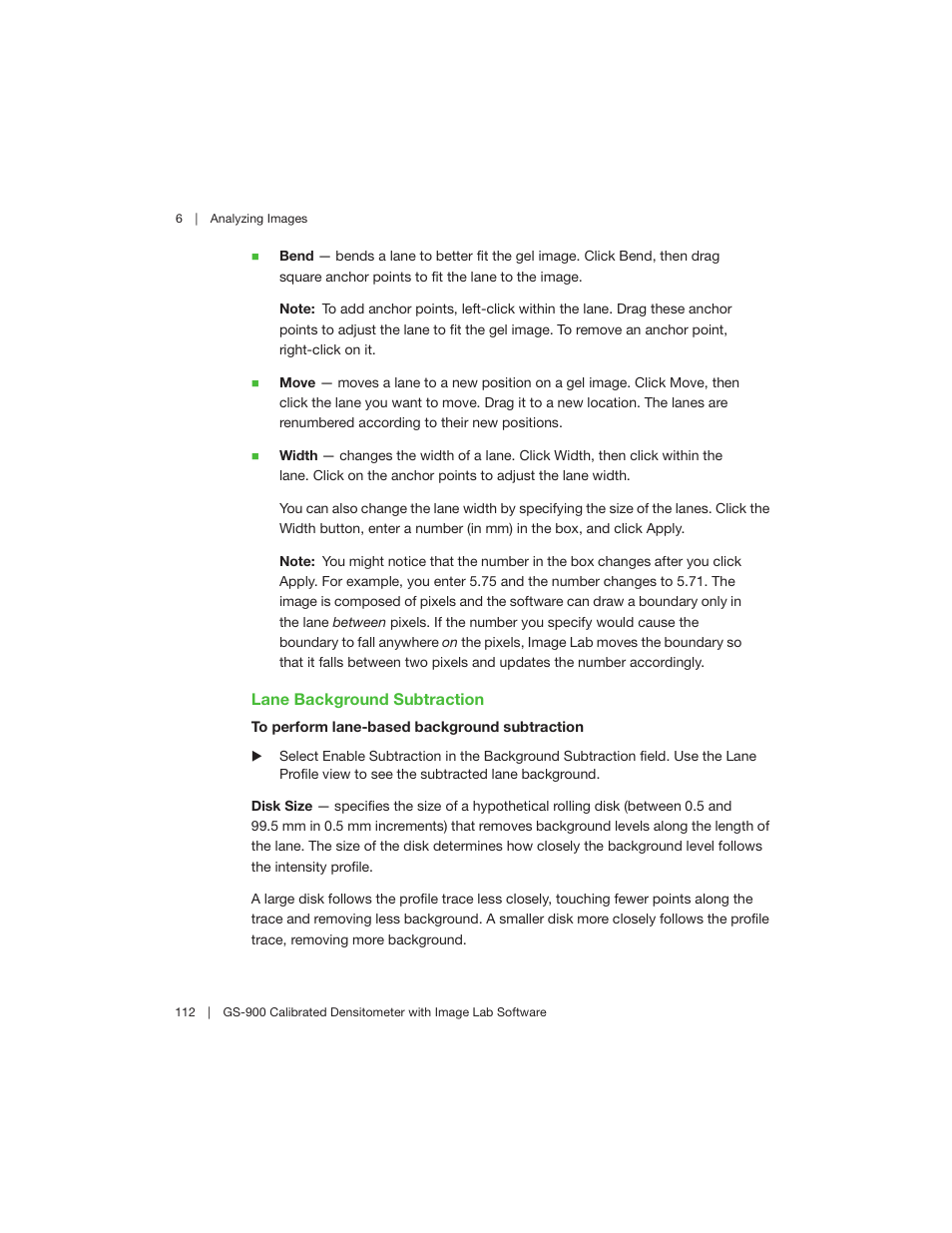 Bio-Rad Image Lab™ Software User Manual | Page 112 / 208