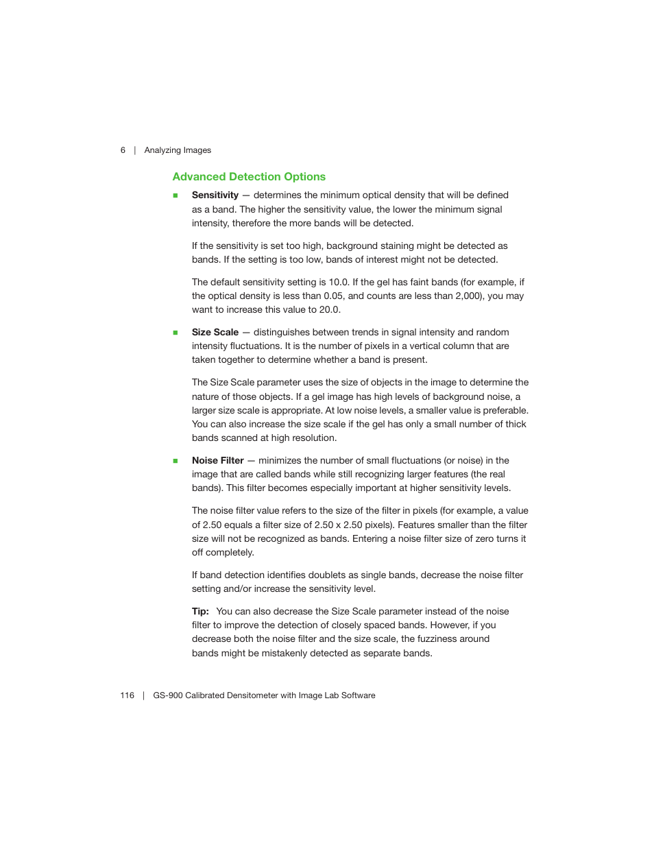 Bio-Rad Image Lab™ Software User Manual | Page 116 / 208