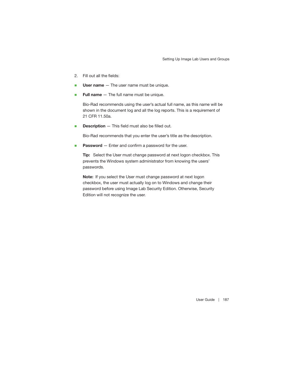 Bio-Rad Image Lab™ Software User Manual | Page 187 / 208