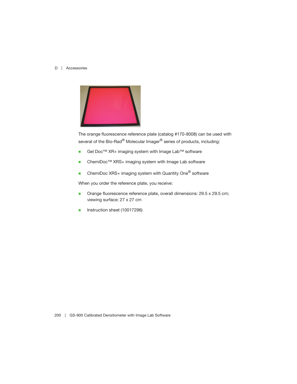 Bio-Rad Image Lab™ Software User Manual | Page 200 / 208