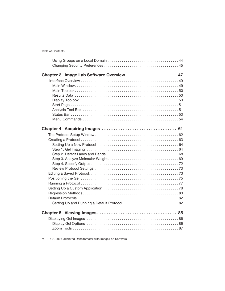 Bio-Rad Image Lab™ Software User Manual | Page 4 / 208