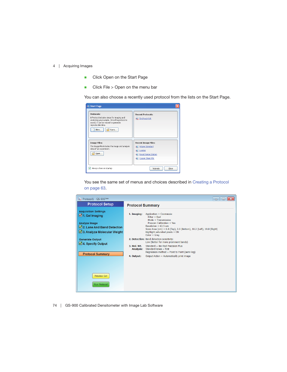 Bio-Rad Image Lab™ Software User Manual | Page 74 / 208