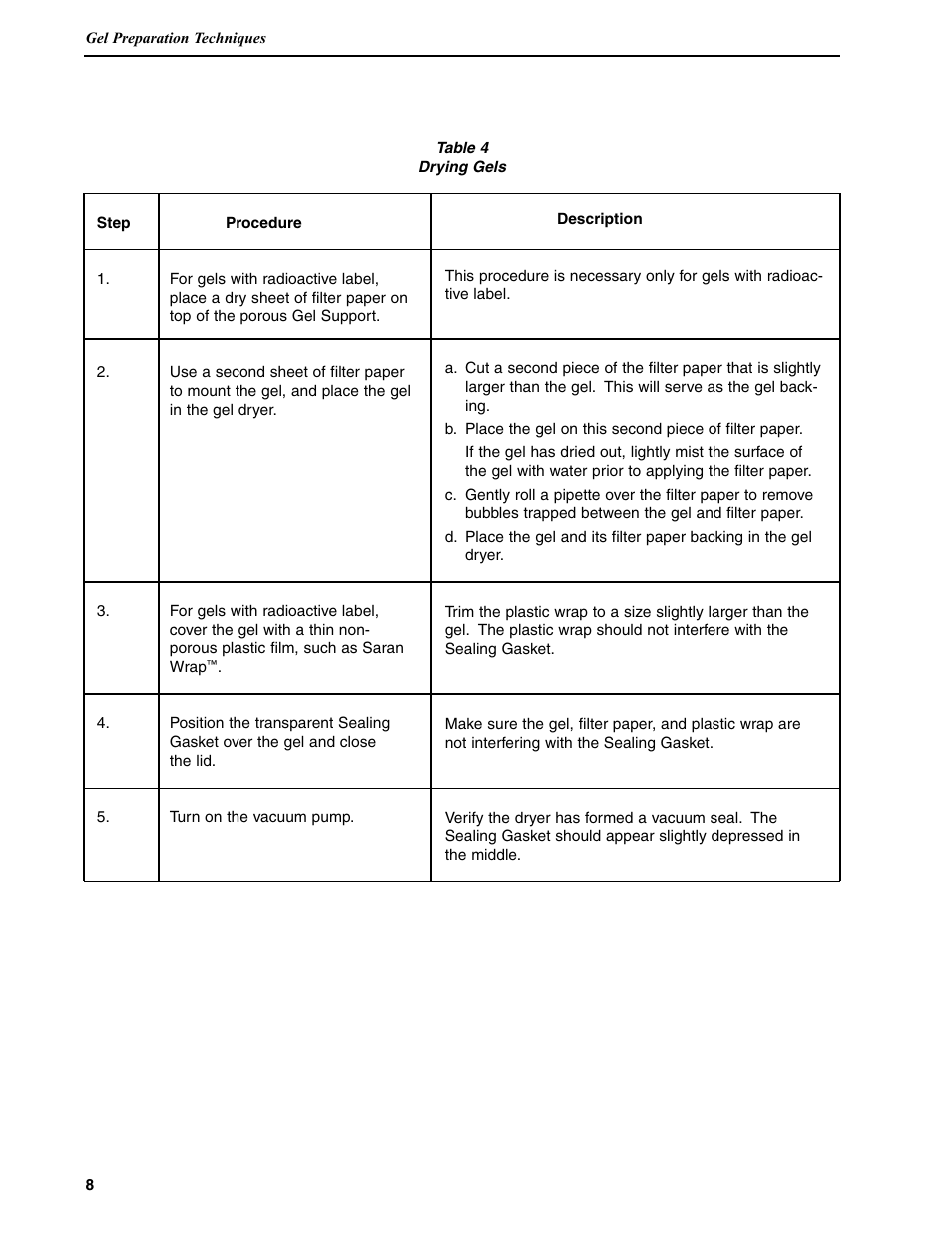 Bio-Rad Model 583 Gel Drying Supports User Manual | Page 11 / 23