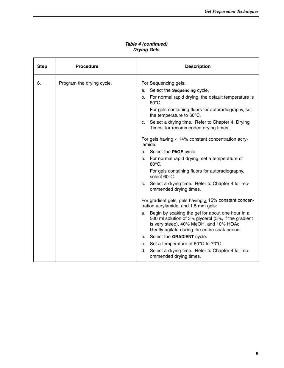 Bio-Rad Model 583 Gel Drying Supports User Manual | Page 12 / 23