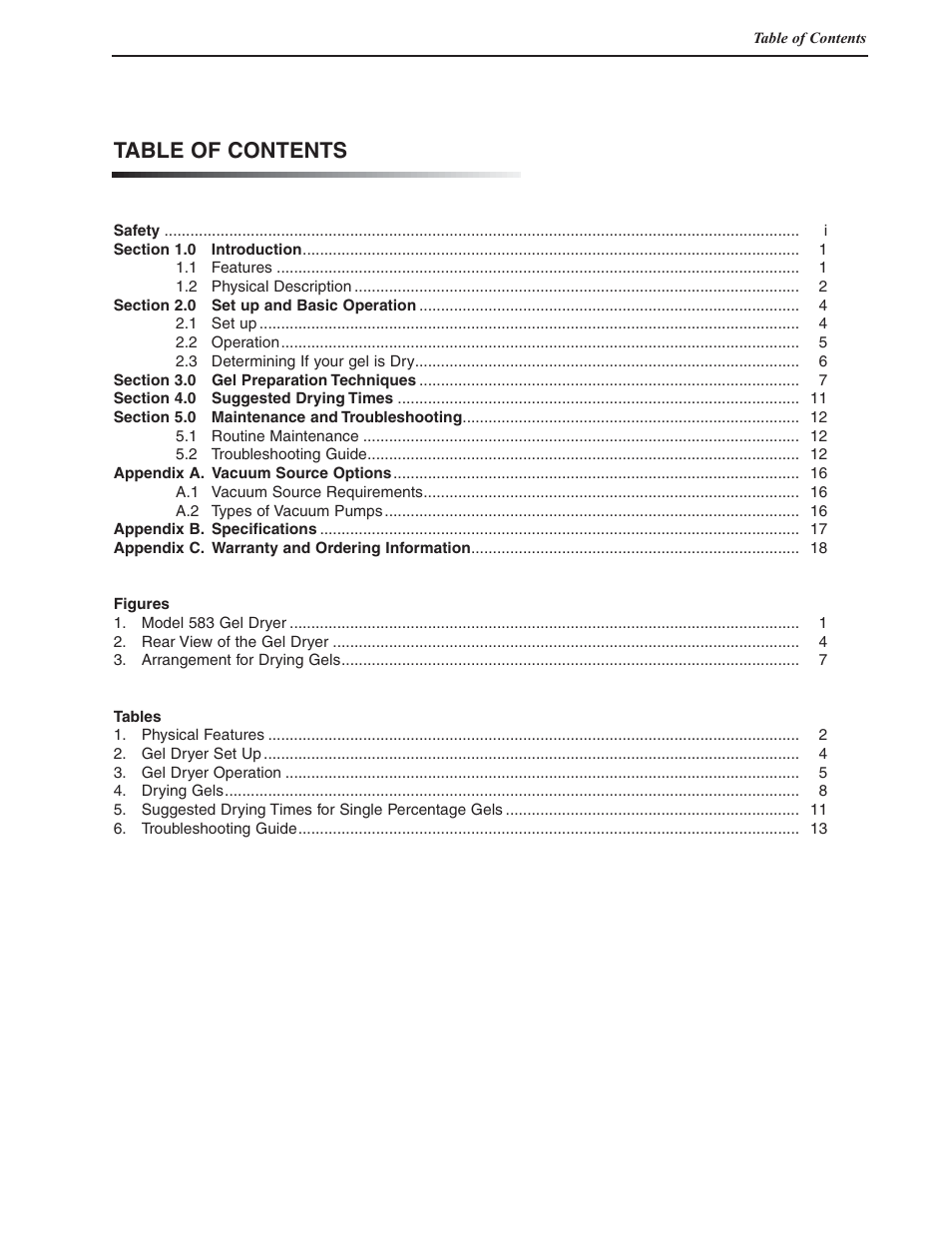 Bio-Rad Model 583 Gel Drying Supports User Manual | Page 2 / 23