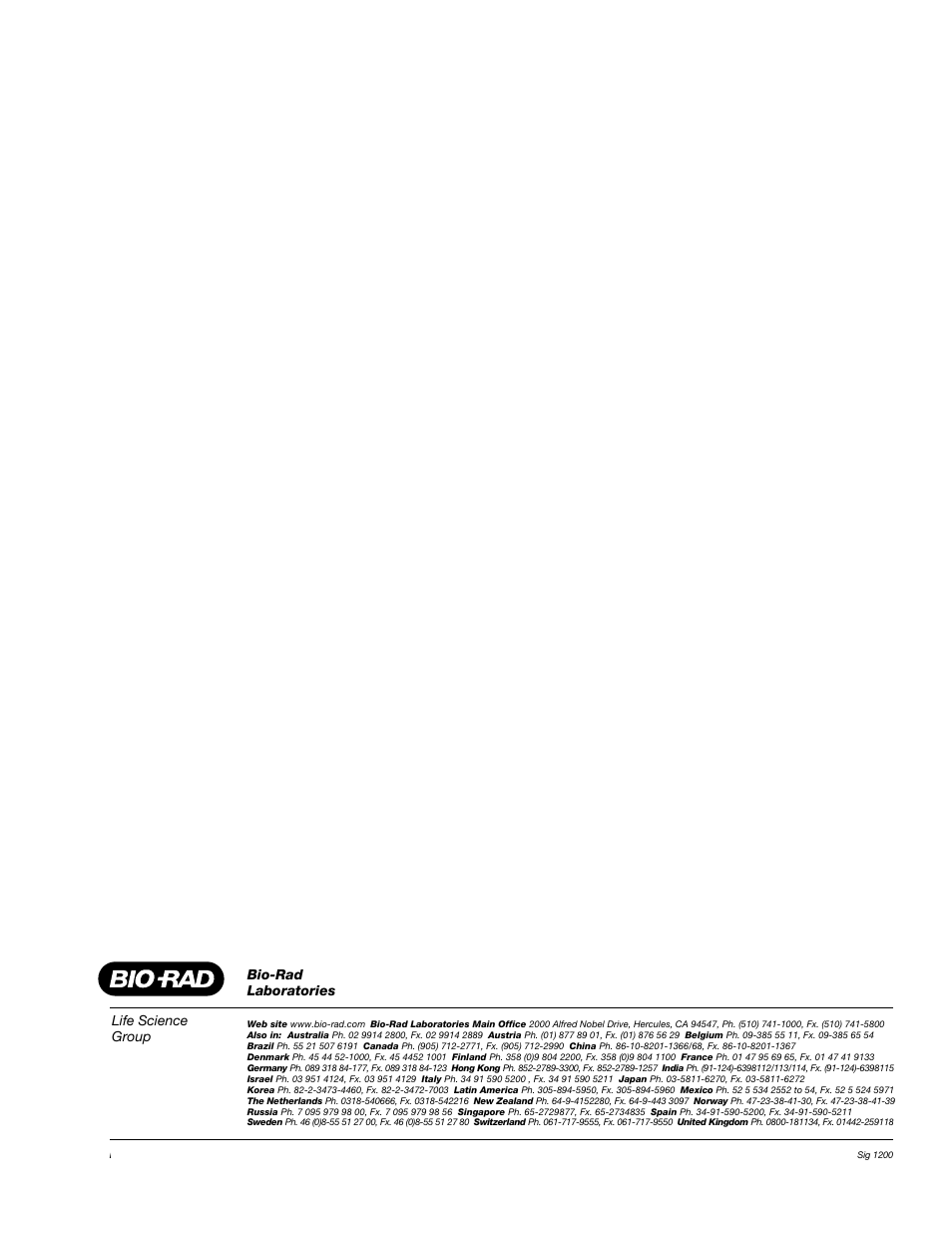 Bio-Rad GelAir Drying System User Manual | Page 16 / 16