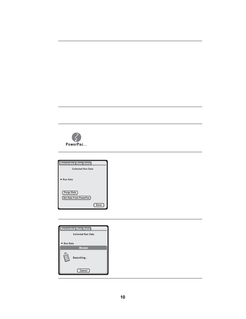 6 receiving and transmitting data | Bio-Rad PowerPac™ Universal Power Supply User Manual | Page 13 / 20