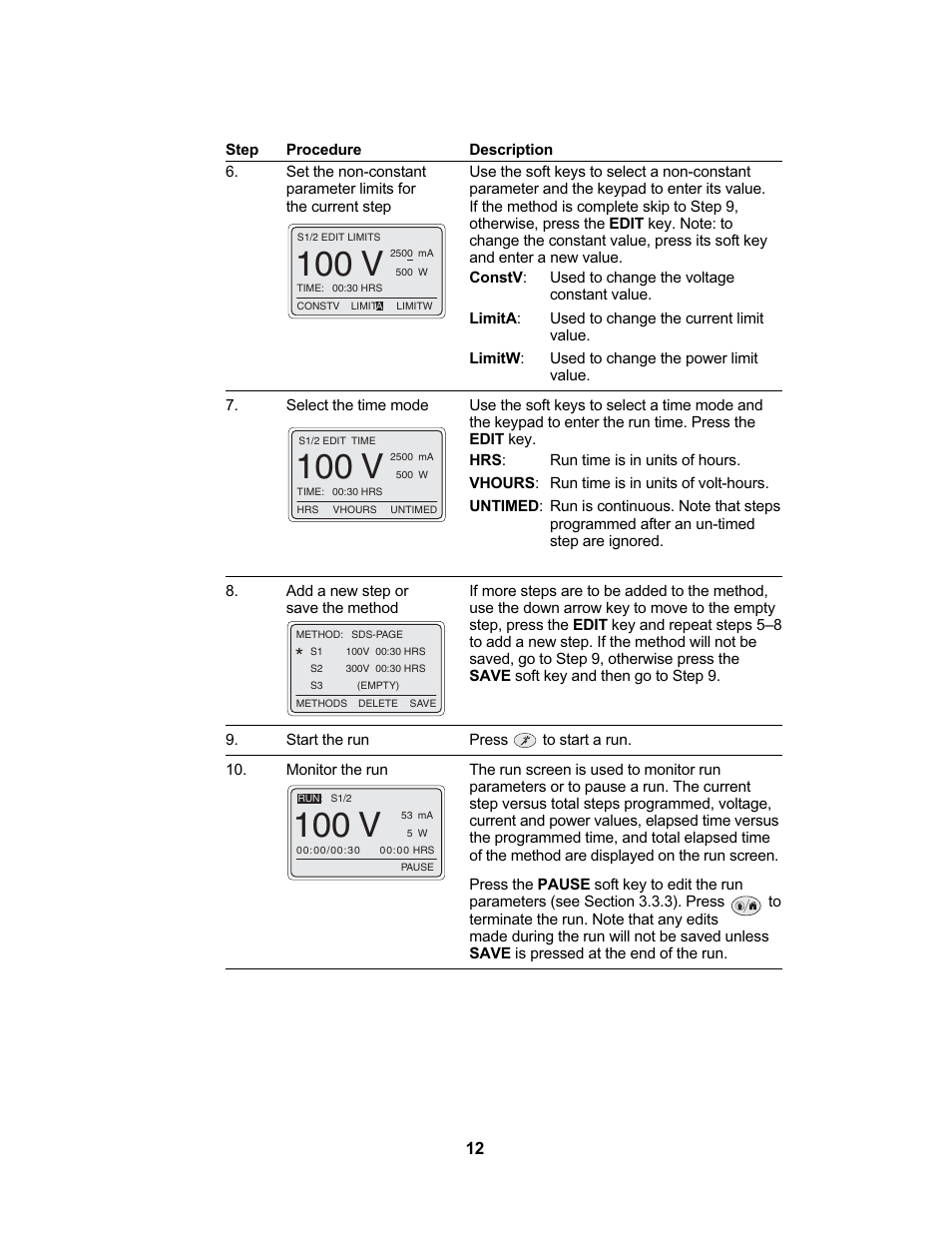 100 v | Bio-Rad PowerPac™ Universal Power Supply User Manual | Page 18 / 36