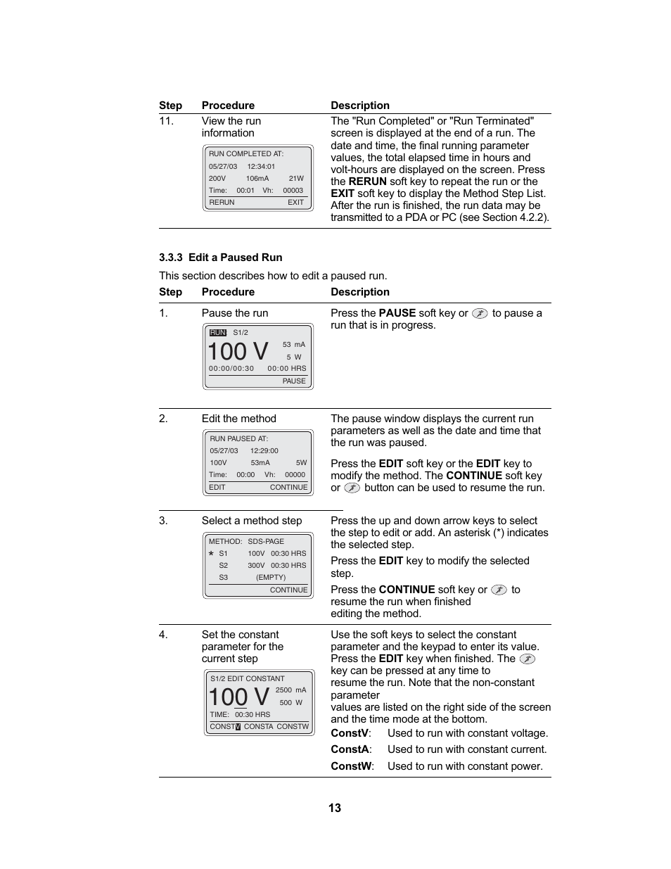 100 v | Bio-Rad PowerPac™ Universal Power Supply User Manual | Page 19 / 36