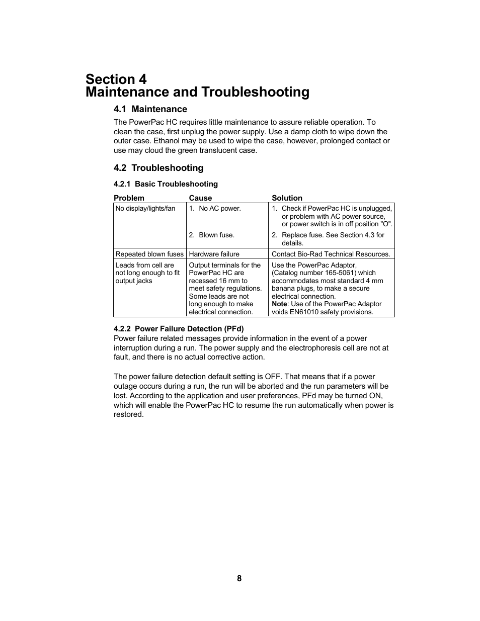 Bio-Rad PowerPac™ HC High-Current Power Supply User Manual | Page 14 / 24