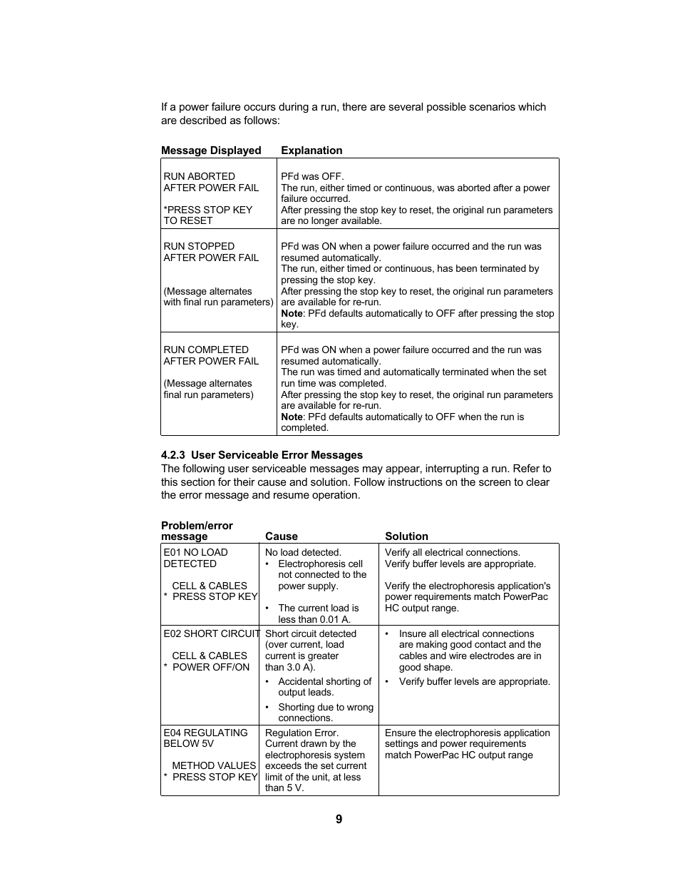 Bio-Rad PowerPac™ HC High-Current Power Supply User Manual | Page 15 / 24