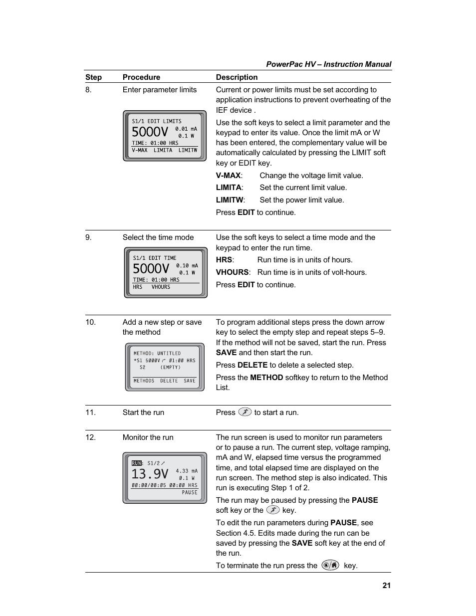 Bio-Rad PowerPac™ HV High-Voltage Power Supply User Manual | Page 29 / 48