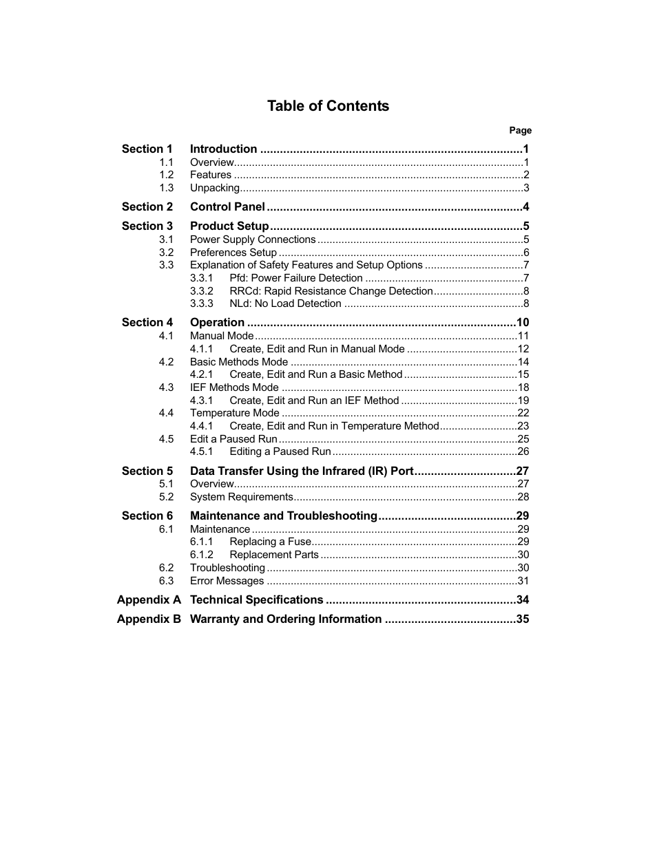 Bio-Rad PowerPac™ HV High-Voltage Power Supply User Manual | Page 7 / 48