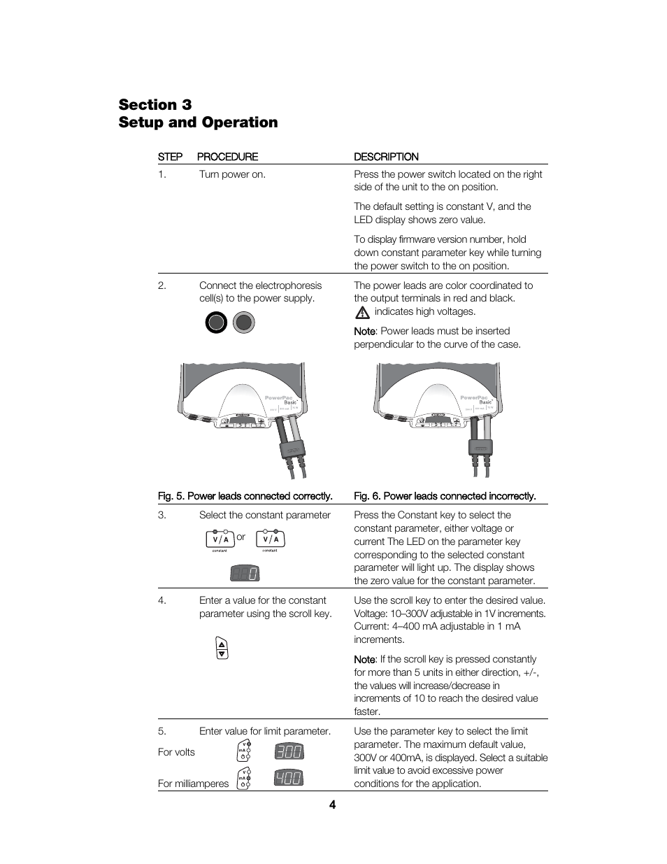 Bio-Rad PowerPac™ Basic Power Supply User Manual | Page 10 / 20