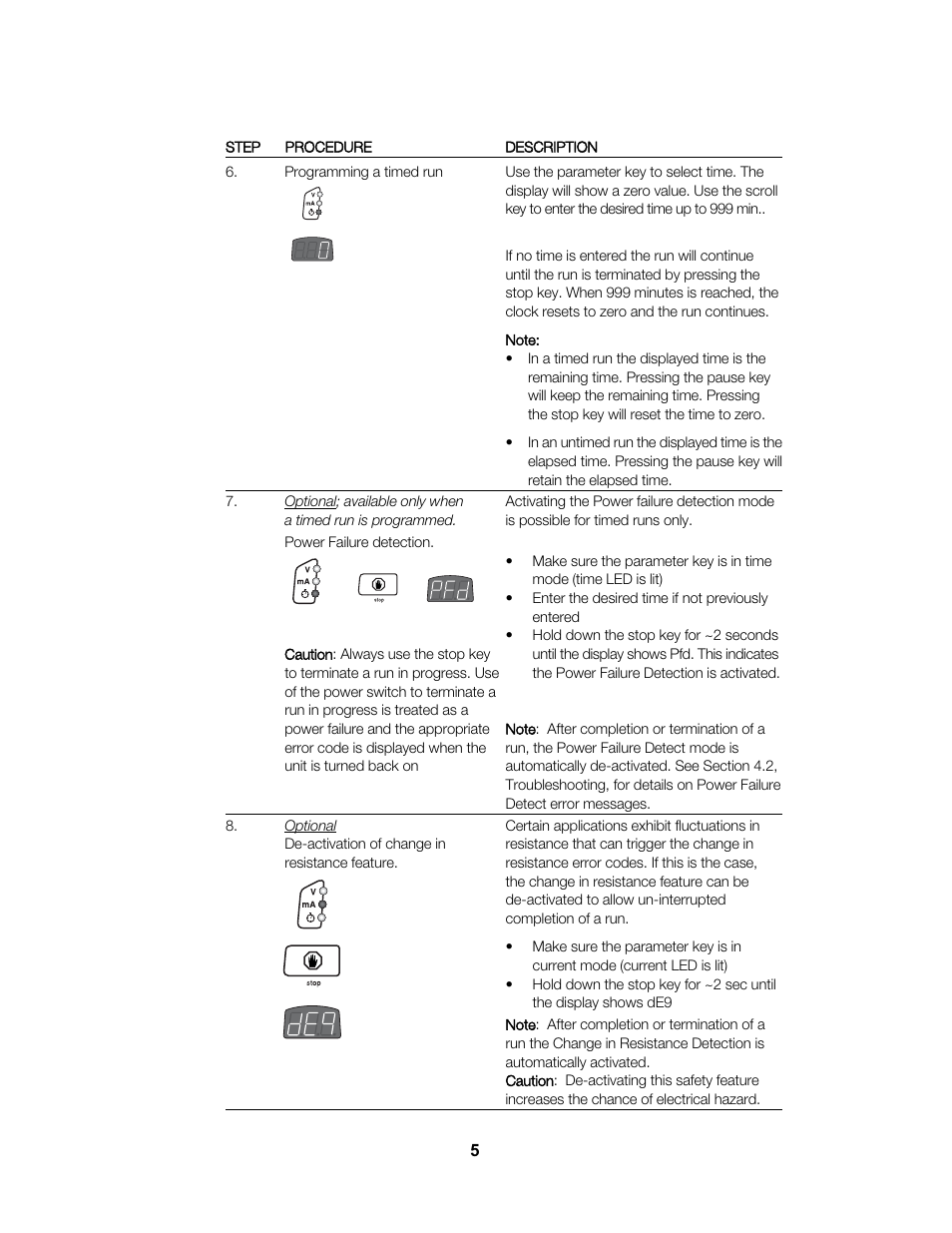 Bio-Rad PowerPac™ Basic Power Supply User Manual | Page 11 / 20