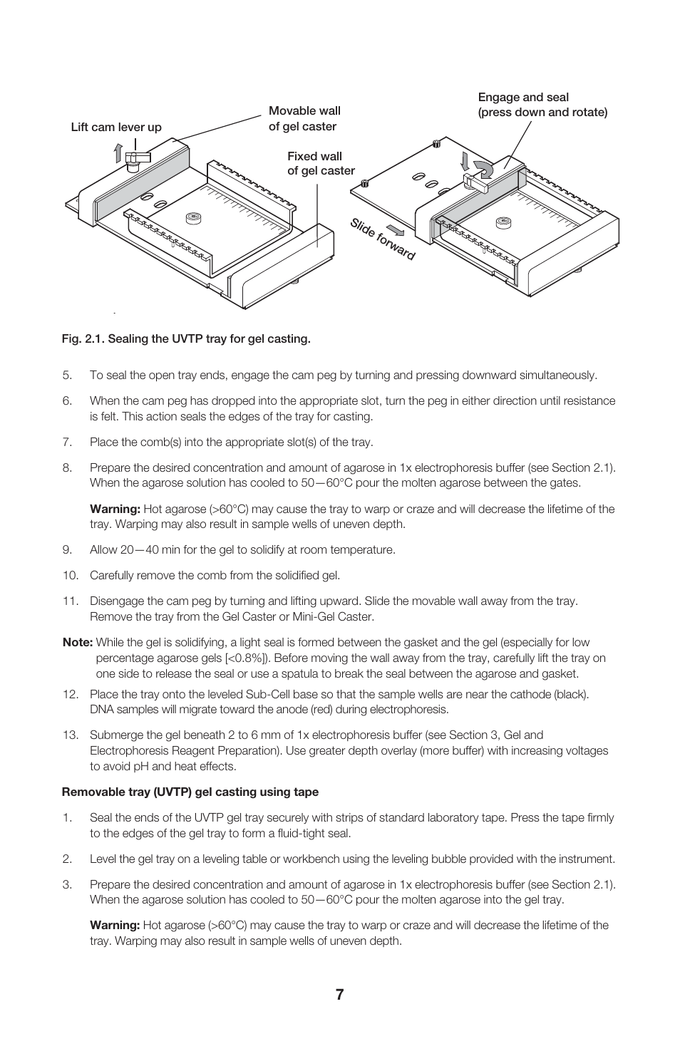 Bio-Rad ReadySub-Cell GT Cells User Manual | Page 11 / 26