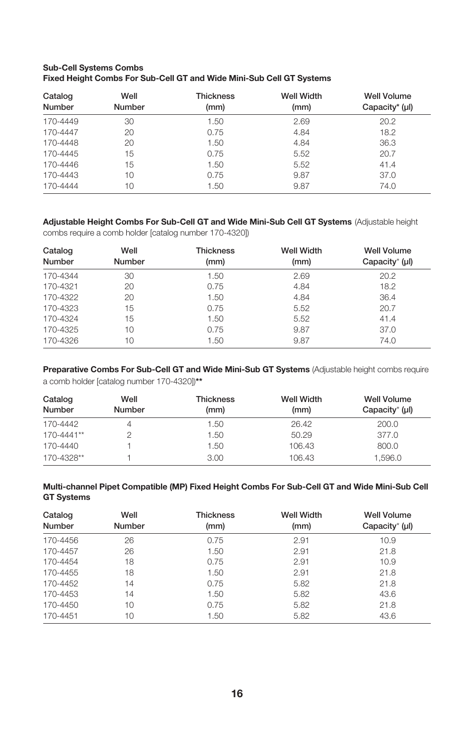 Bio-Rad ReadySub-Cell GT Cells User Manual | Page 20 / 26