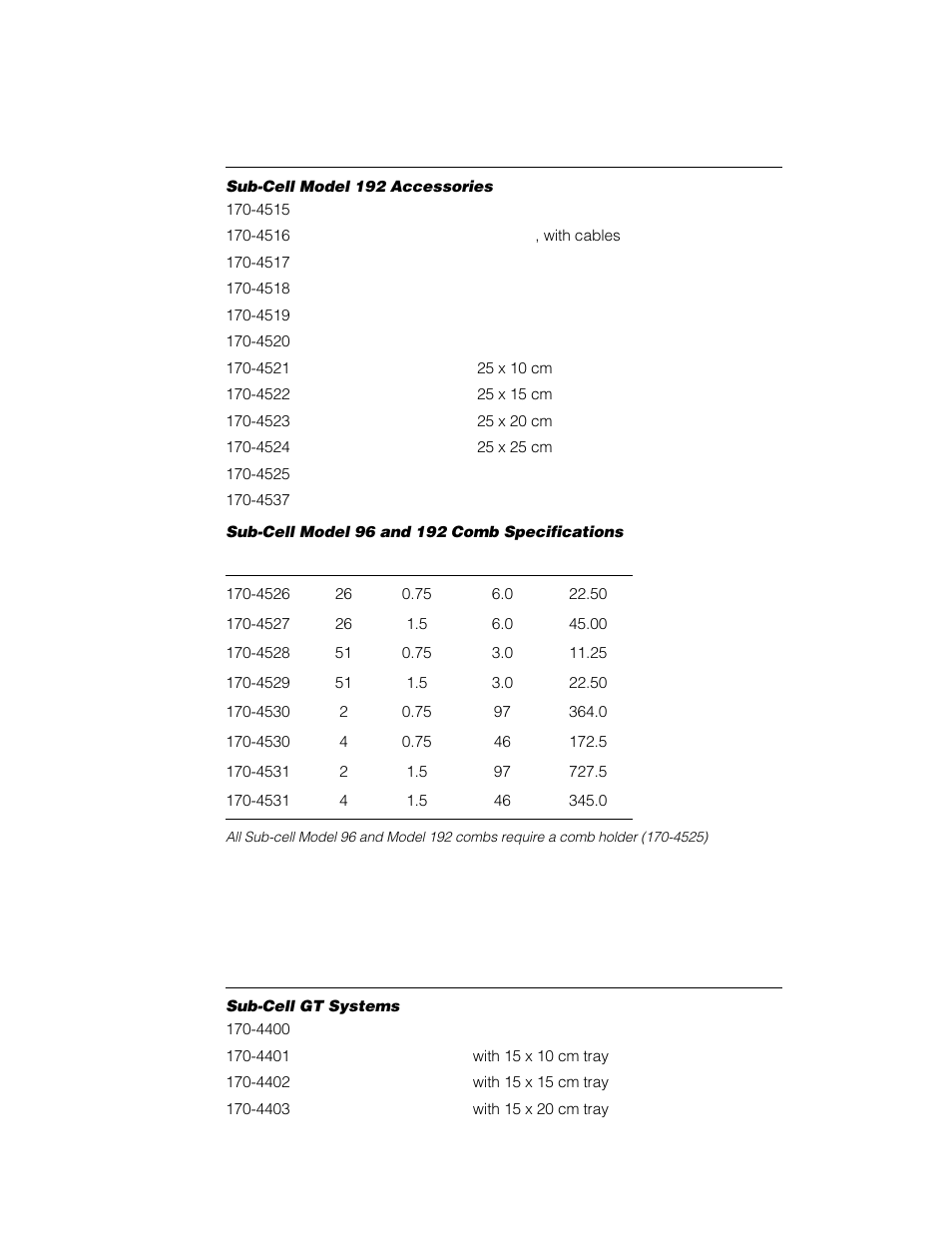 Bio-Rad Sub-Cell® Model 192 Cell User Manual | Page 24 / 29