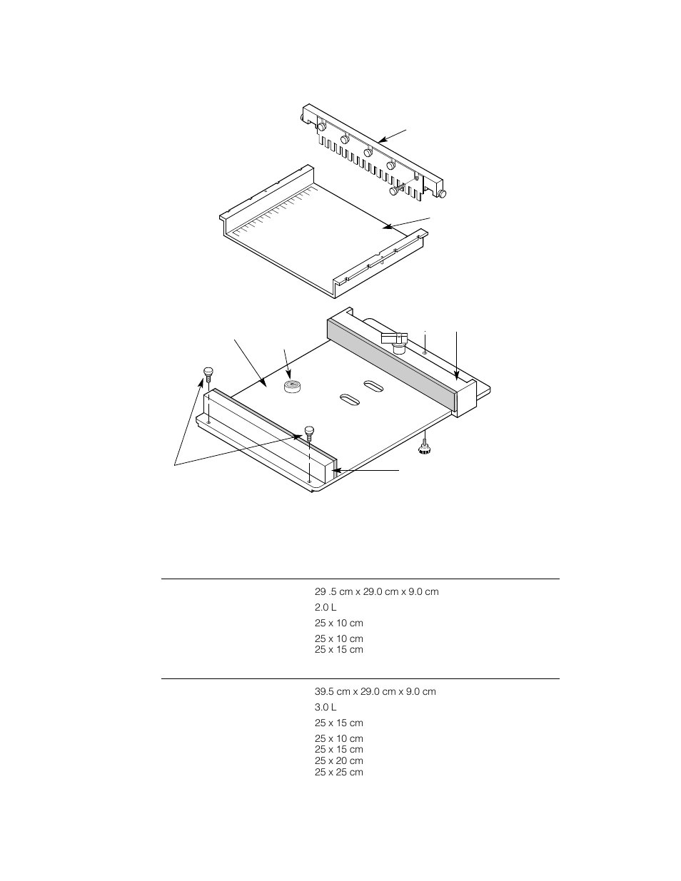 4 specifications | Bio-Rad Sub-Cell® Model 192 Cell User Manual | Page 8 / 29