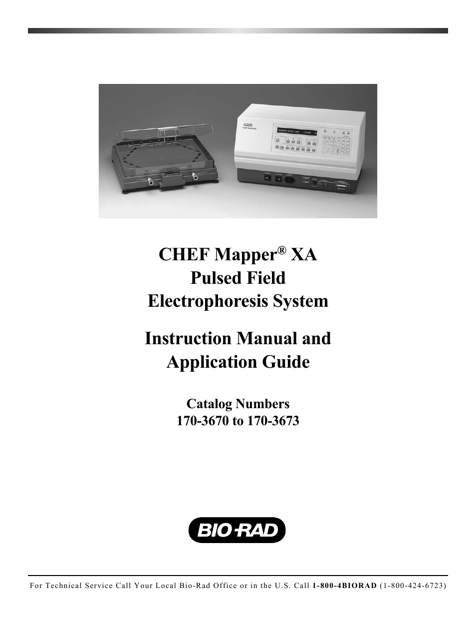 Bio-Rad CHEF Mapper® XA System User Manual | 74 pages