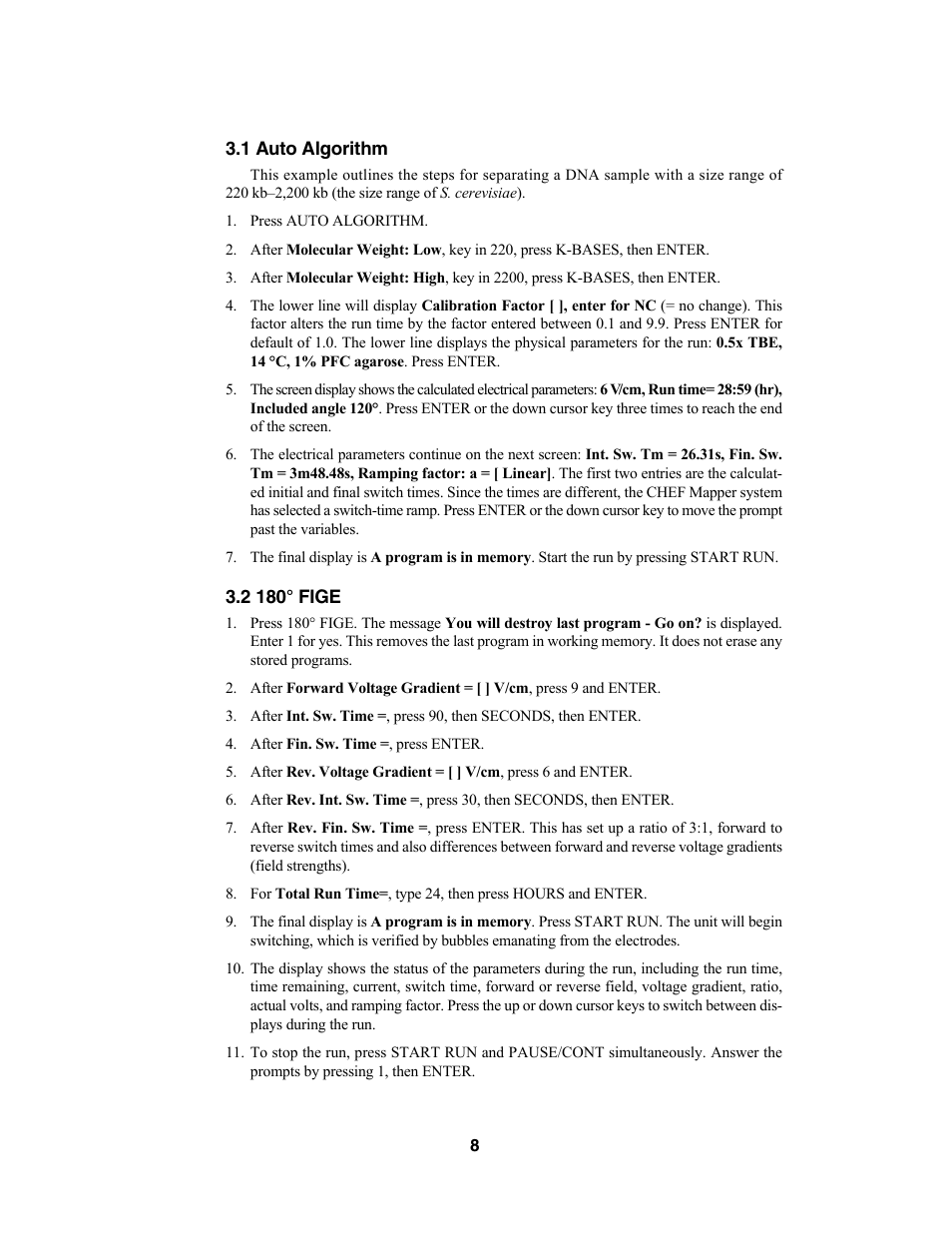 Bio-Rad CHEF Mapper® XA System User Manual | Page 12 / 74