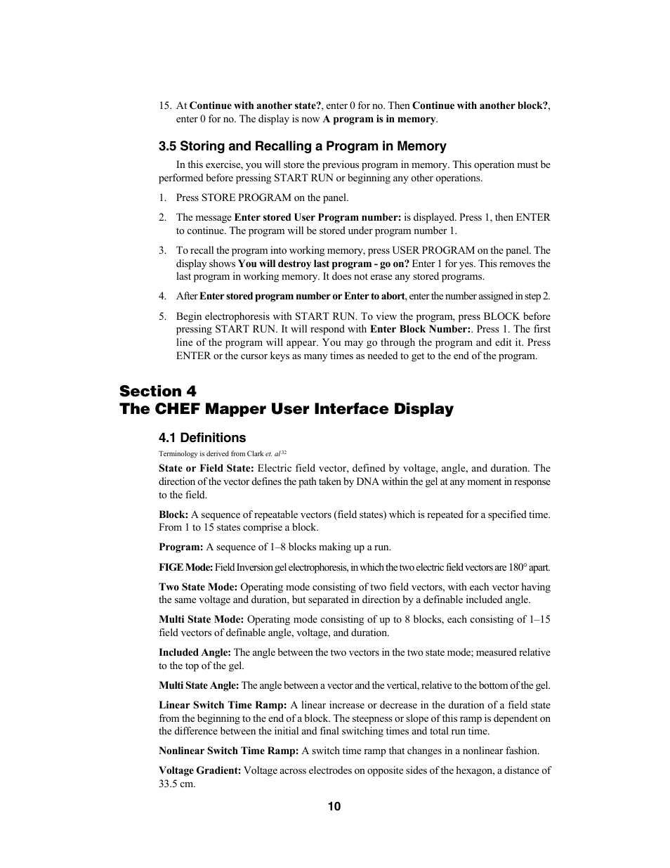 Bio-Rad CHEF Mapper® XA System User Manual | Page 14 / 74