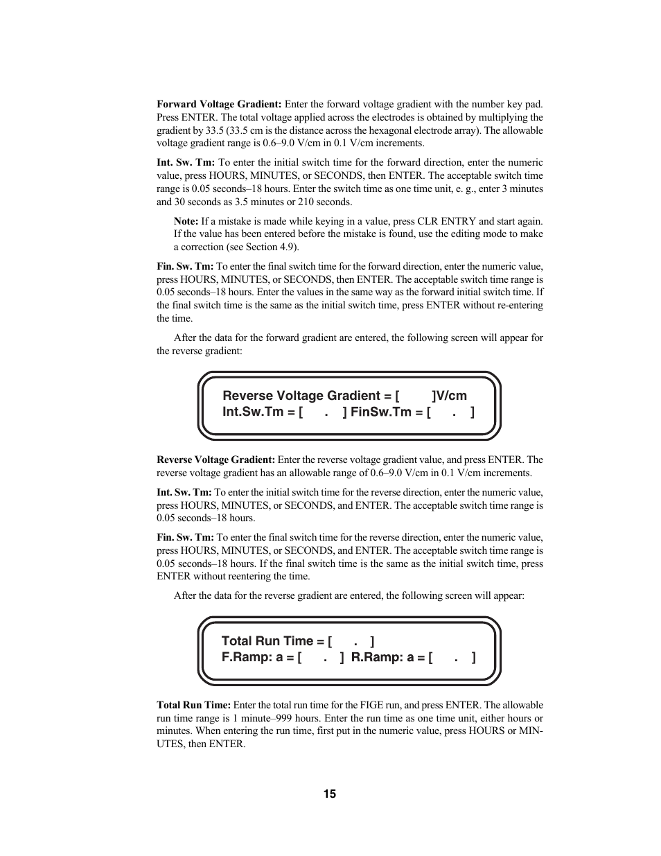 Bio-Rad CHEF Mapper® XA System User Manual | Page 19 / 74