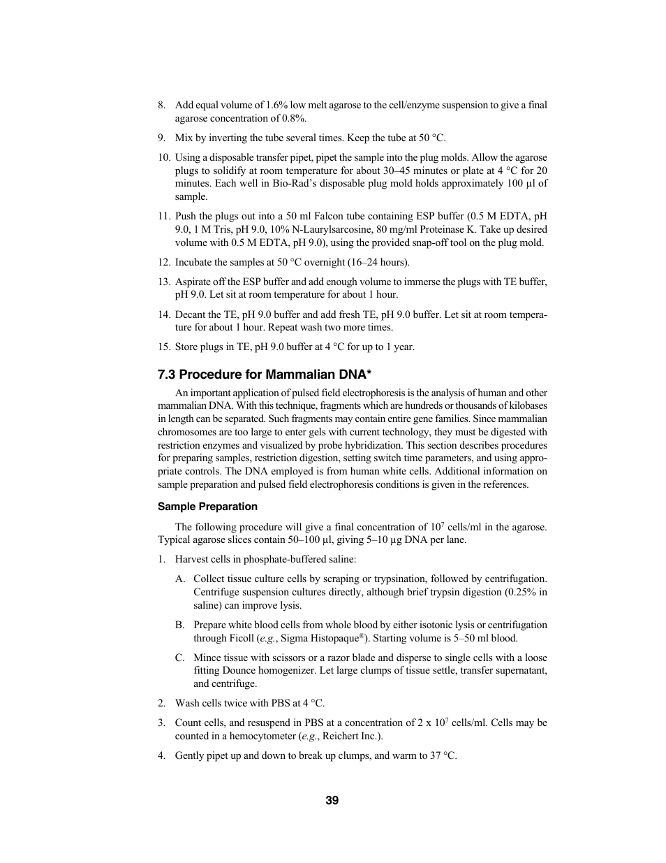 Bio-Rad CHEF Mapper® XA System User Manual | Page 43 / 74