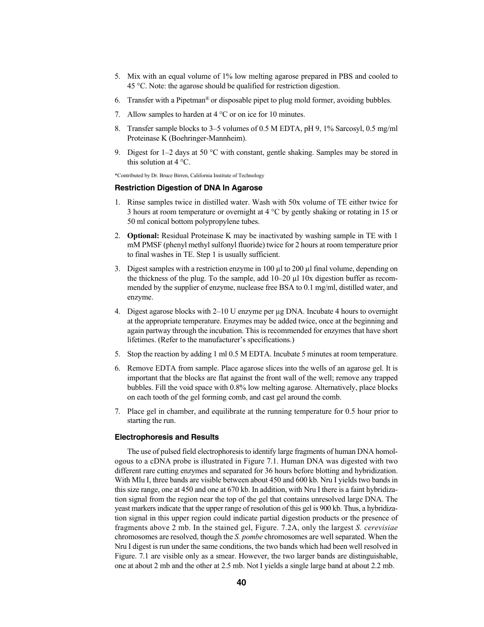 Bio-Rad CHEF Mapper® XA System User Manual | Page 44 / 74