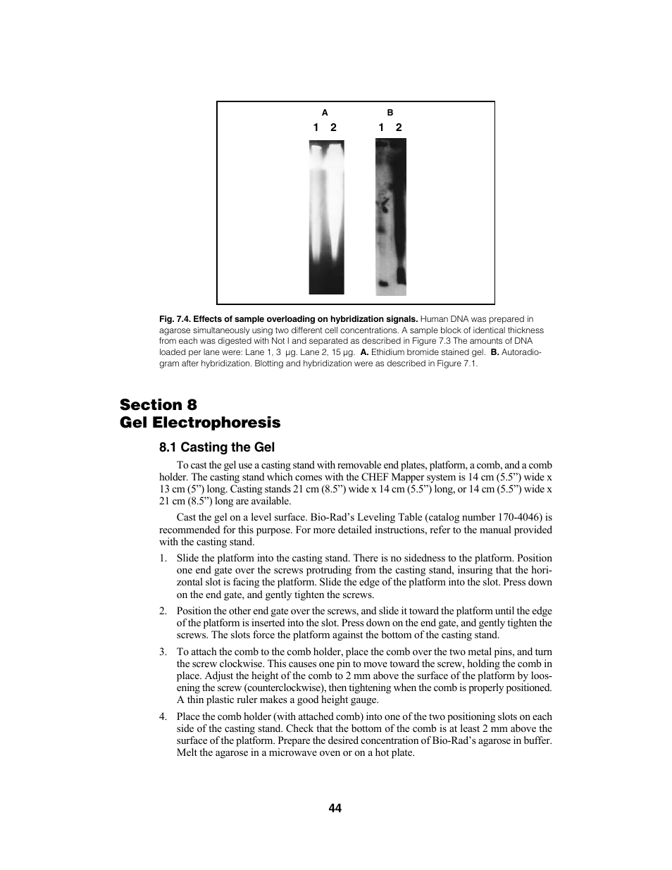 Bio-Rad CHEF Mapper® XA System User Manual | Page 48 / 74