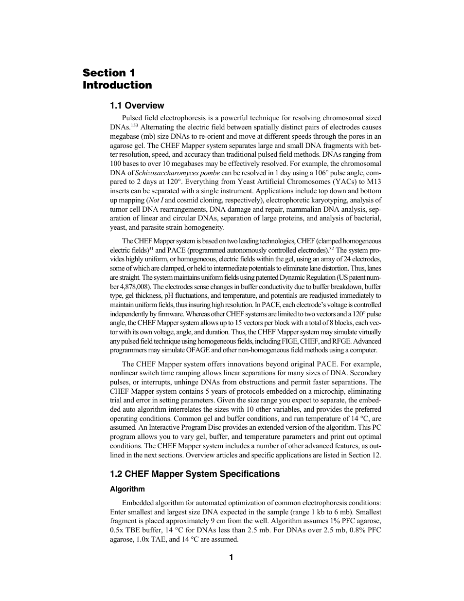 Bio-Rad CHEF Mapper® XA System User Manual | Page 5 / 74
