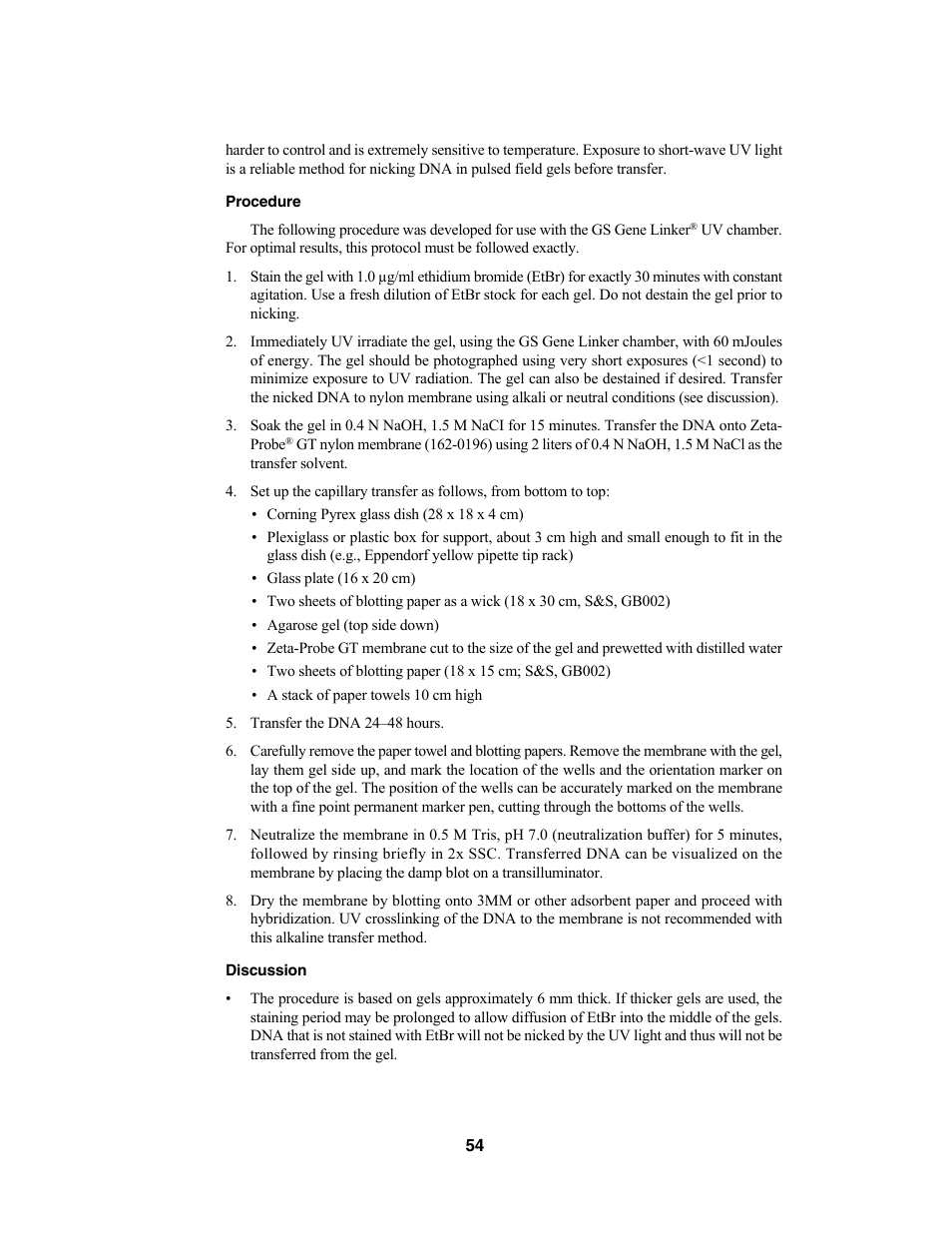 Bio-Rad CHEF Mapper® XA System User Manual | Page 58 / 74