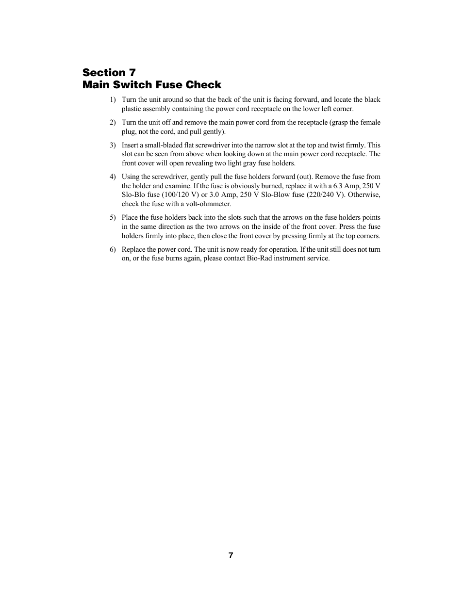 Bio-Rad CHEF-DR II System User Manual | Page 10 / 11
